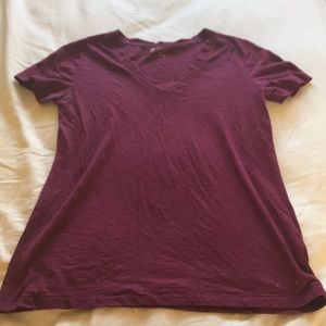 short sleeve v-neck